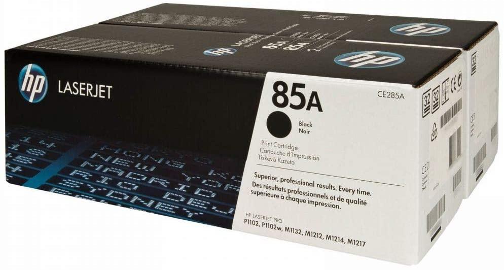 Hp 85a Laserjet Black Toner Print Cartridge - 2-pack, Ce285ad - eBuy UAE